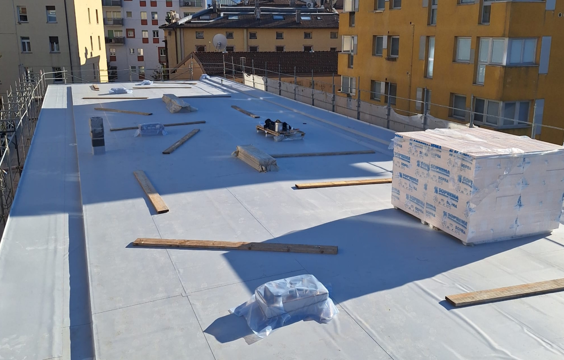 Impermeabilizzazione giardino pensile